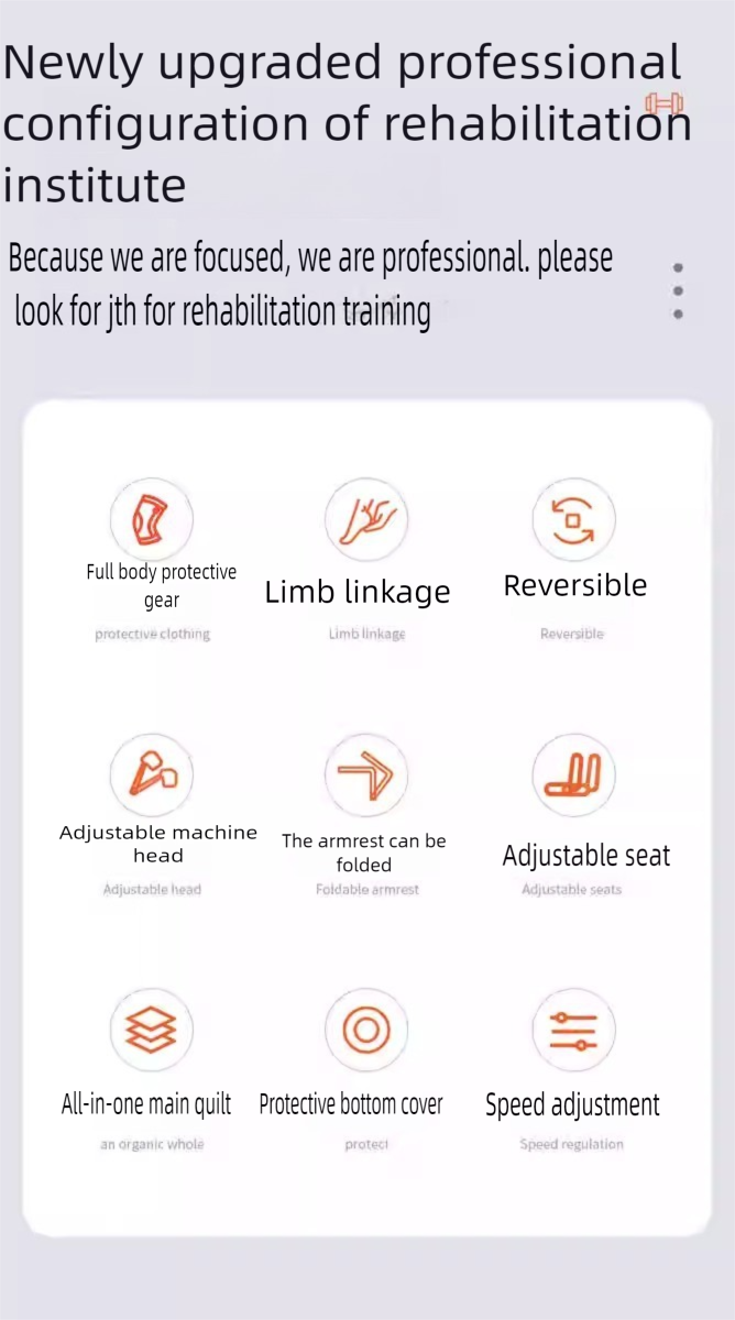JTH fully automatic home fitness bike for limb weakness exercise, foot pedal for car owners, passive dual-mode upper and lower limb exercise