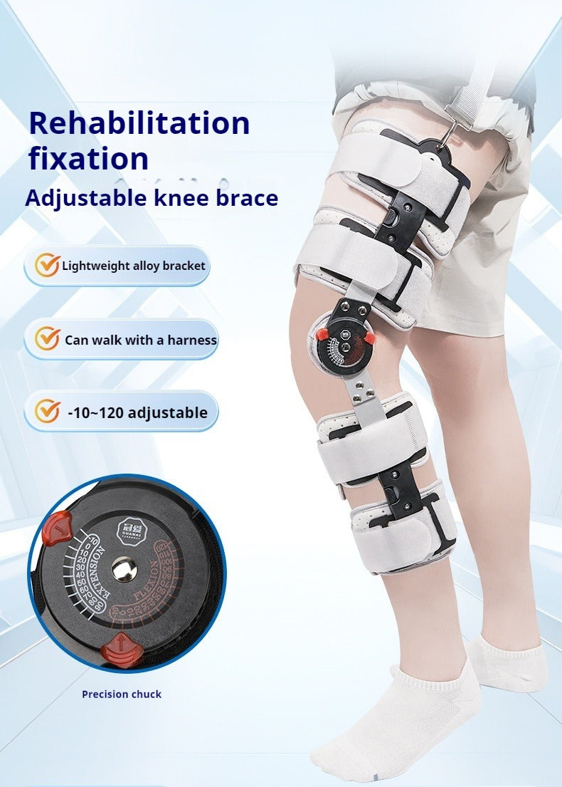 Adjustable Angle Fixed Knee Brace for Sports Rehabilitation