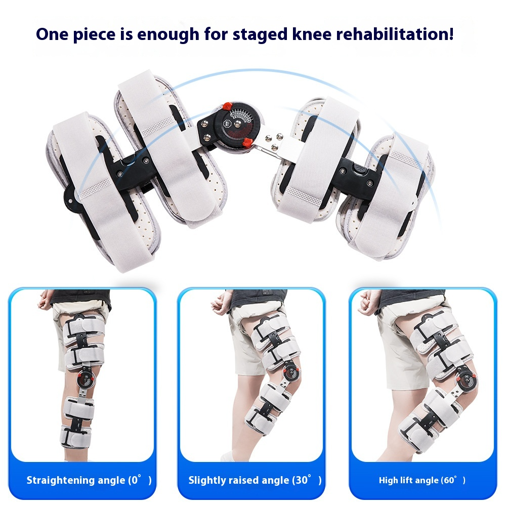 Adjustable Angle Fixed Knee Brace for Sports Rehabilitation