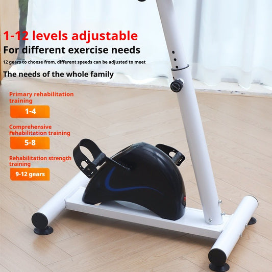 Resistance home rehabilitation training for upper and lower limbs, electric exercise for bicycles, bed rest for elderly people, hand, foot, leg rehabilitation and recovery training device