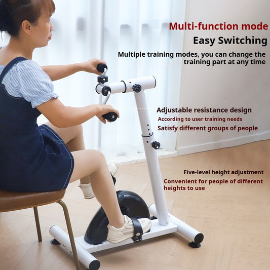 Home rehabilitation training, upper and lower limb cycling, electric exercise, bedridden elderly, hand, foot, leg rehabilitation and recovery training device
