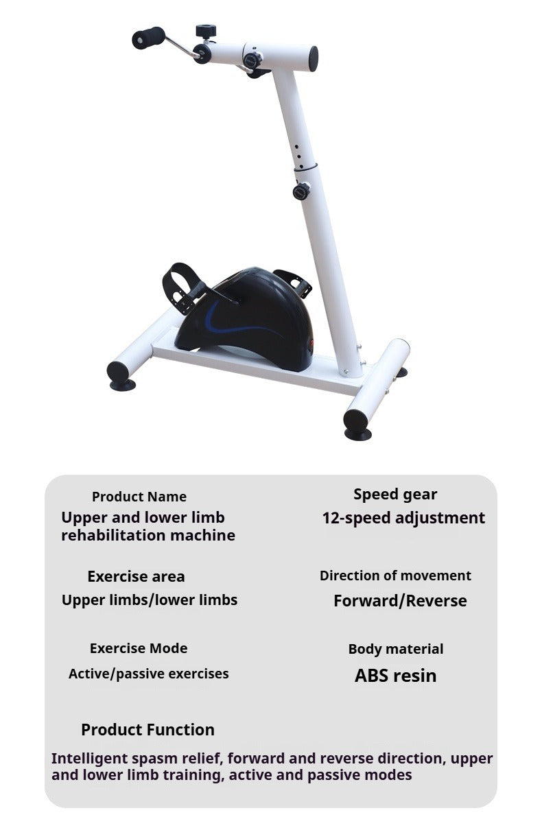 Resistance home rehabilitation training for upper and lower limbs, electric exercise for bicycles, bed rest for elderly people, hand, foot, leg rehabilitation and recovery training device