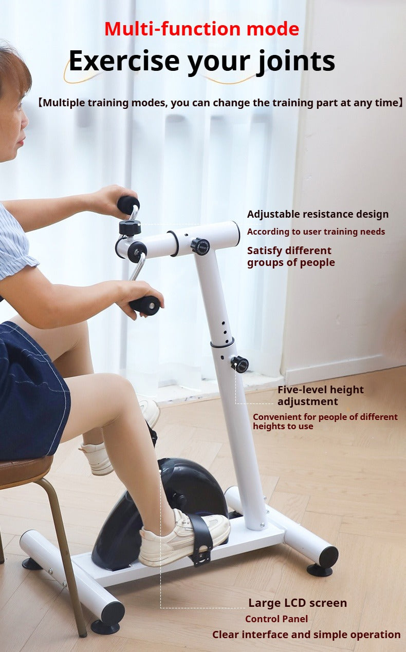 Resistance home rehabilitation training for upper and lower limbs, electric exercise for bicycles, bed rest for elderly people, hand, foot, leg rehabilitation and recovery training device