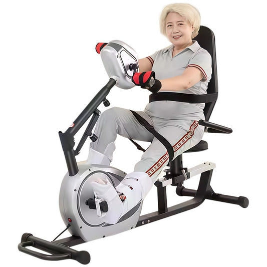 2025 JTH fully automatic home fitness bike for limb weakness exercise, foot pedal for car owners, passive dual-mode upper and lower limb exercise