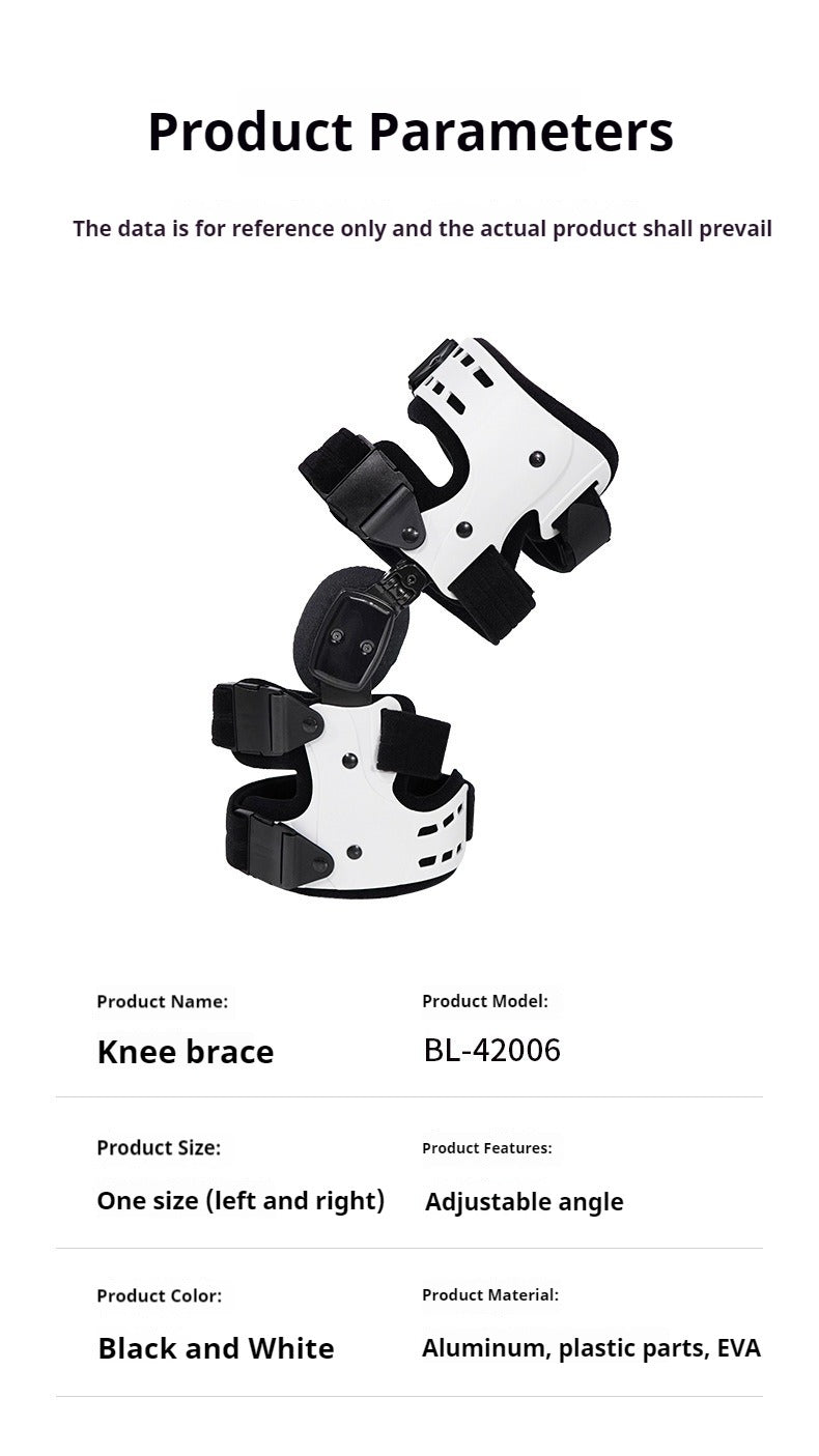 Specialized Knee Joint Adjustable Sports Knee Brace Rehabilitation Brace Correction Breathable Rehabilitation Brace