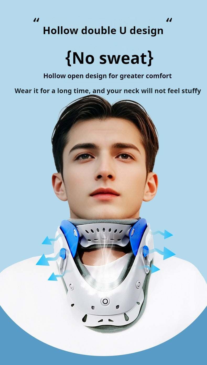 Cervical Spine Support Traction Device for Home Use, Neck Fixation Correction Therapy, Neck Protection and Neck Cover