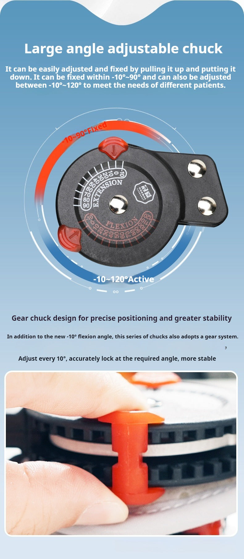 Adjustable Angle Fixed Knee Brace for Sports Rehabilitation