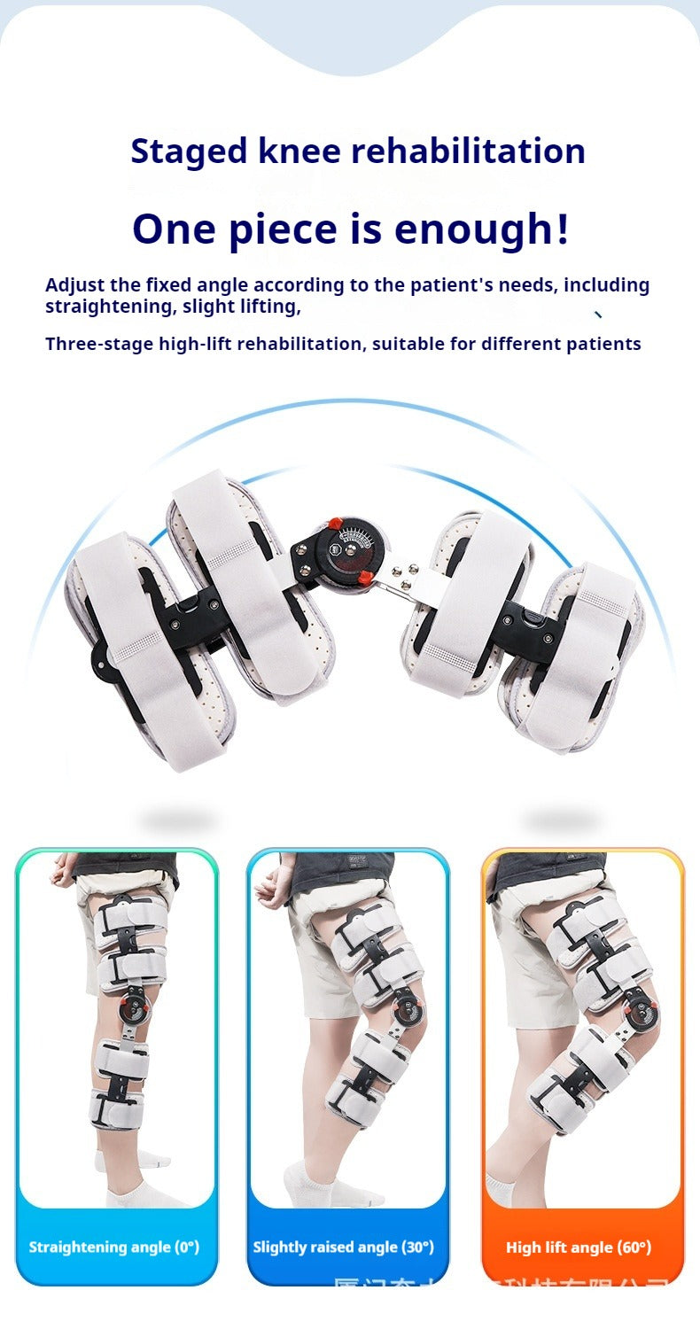 Adjustable Angle Fixed Knee Brace for Sports Rehabilitation