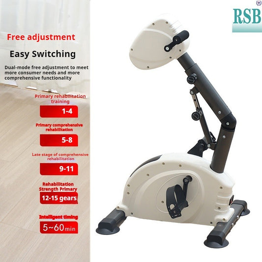 Home Exercise with Resistance Fully Automatic Training Pedal Owner Passive Mode Dual Motor High Power Limb Linkage Bicycle Rehabilitation Trainer