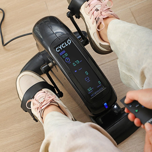 Home Rehabilitation Equipment for The Elderly, Electric with Resistance Pedals, Passive Dual-mode Fitness Exercise for Car Owners, Upper and Lower Limb Exercise Equipment