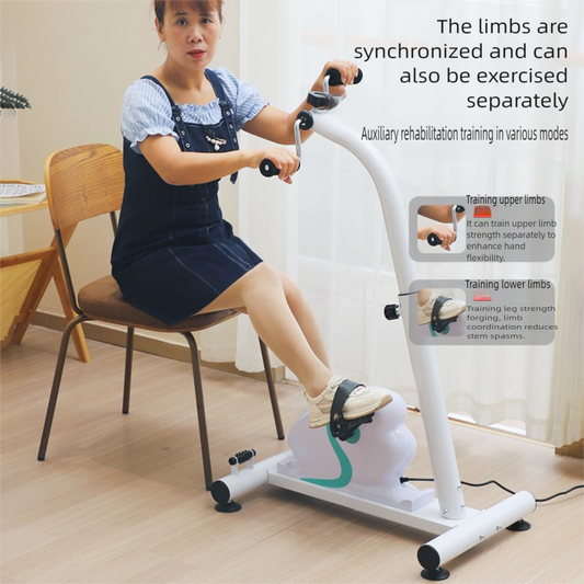 Home Use Elderly Limb Linkage Stroke Hemiplegia Electric Rehabilitation Machine Trainer Upper and Lower Limb Movement Resistance Bicycle
