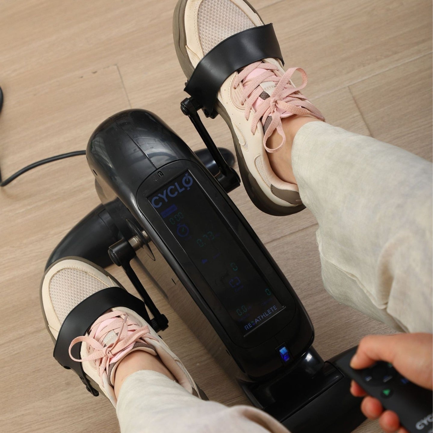 Home Rehabilitation Equipment for The Elderly, Electric with Resistance Pedals, Passive Dual-mode Fitness Exercise for Car Owners, Upper and Lower Limb Exercise Equipment