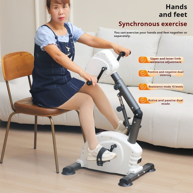 Electric Rehabilitation Machine for Upper and Lower Limbs, Electric Foot Pedals, Driver's Leg Exercise, Rehabilitation Machine for Home Exercise